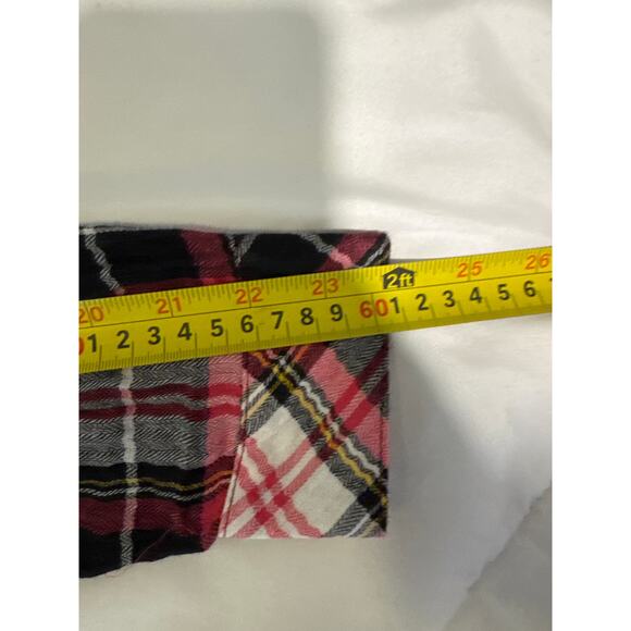 Kut from the Kloth Women’s M Red Black Plaid Button Shirt NWT - Picture 4 of 7